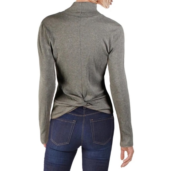 Joe’s Jeans Harriette Ribbed Knit Knot Back Turtleneck - Picture 3 of 8